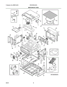 Microwave Oven parts for Electrolux Range Hood ECWM3012ASA from AppliancePartsPros.com