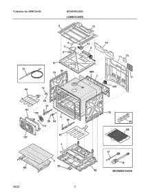 Lower Oven parts for Electrolux Range Hood ECWM3012ASA from AppliancePartsPros.com