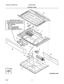 Control Panel parts for Electrolux Range Hood ECWS3012ASB from AppliancePartsPros.com