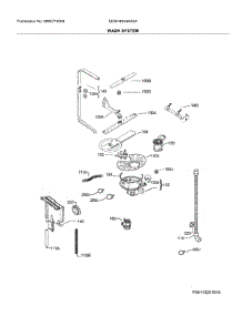 Wash System parts for Electrolux Dishwasher EDSH4944AS0A from AppliancePartsPros.com