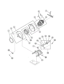 Motor / Exhaust Fan / Belt - Optional parts for Speed Queen Dryer EE2107WT from AppliancePartsPros.com