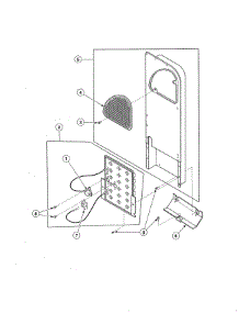 Heater Duct / Element - Electric Models parts for Speed Queen Dryer EE2107WT from AppliancePartsPros.com