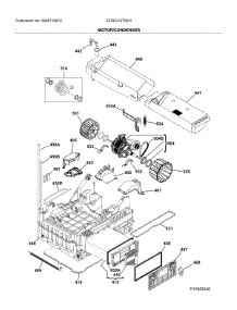 Motor / Condenser parts for Electrolux Dryer EFDE210TIS01 from AppliancePartsPros.com