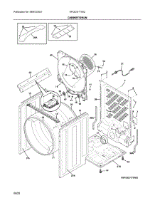 Cabinet / Drum parts for Electrolux Dryer EFDG317TIW2 from AppliancePartsPros.com