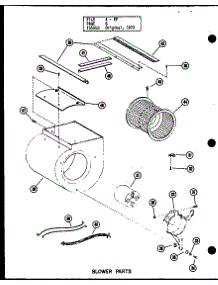 Blower Parts (Efs-0919-1A / P96220-15F) (Efs-0929-1A / P96220-16F) (Efs-0936-1A / P96220-10F) parts for Amana Furnace EFL-20105-1A/P96224-9F from AppliancePartsPros.com