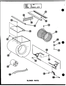Blower Parts (Efl-2070-1A / P96224-23F) (Efl-2087-1A / P96224-24F) (Efl-20105-1A / P96224-25F) (Efl-20122-1A / P96224-26F) parts for Amana Furnace EFL-2070-1A/P96224-23F from AppliancePartsPros.com