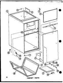 Cabinet Parts (Efs-1436-1A / P96450-1F) (Efs-1453-1A / P96450-2F) (Efs-1470-1A / P96450-3F) (Efs-1487-1A / P96450-4F) parts for Amana Furnace EFL-2070-1A/P96224-27F from AppliancePartsPros.com