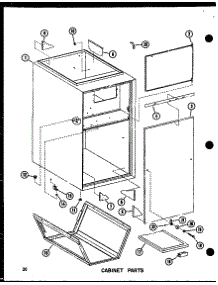 Cabinet Parts (Efl-2070-1A / P96450-5F) (Efl-2087-1A / P96450-6F) (Efl-20105-1A / P96450-7F) (Efl-20122-1A / P96450-8F) parts for Amana Furnace EFL-2070-1A/P96224-27F from AppliancePartsPros.com