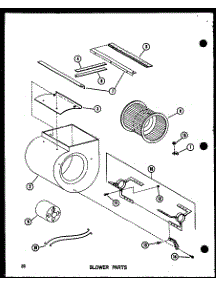 Blower Parts (Efl-2070-1A / P96450-5F) (Efl-2087-1A / P96450-6F) (Efl-20105-1A / P96450-7F) (Efl-20122-1A / P96450-8F) parts for Amana Furnace EFL-2070-1A/P96450-5F from AppliancePartsPros.com