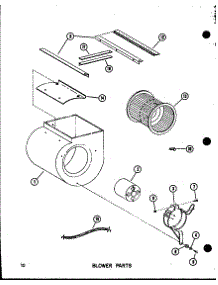 Blower Parts (Efs-0919-1A / P96220-27F) (Efs-0929-1A / P96220-28F) (Efs-0936-1A / P96220-29F) (Efs-1436-1A / P96220-23F) (Efs-1453-1A / P96220-24F) (Efs-1470-1A / P96220-25F) (Efs-1487-1A / P96220-26F) parts for Amana Furnace EFL-2087-1A/P96450-6F from AppliancePartsPros.com