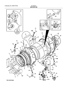 Tubb / Motor parts for Electrolux Washer EFLS527UIW1 from AppliancePartsPros.com