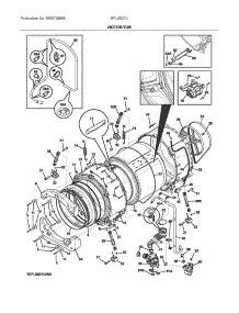 Motor / Tub parts for Electrolux Washer EFLS527UIW2 from AppliancePartsPros.com