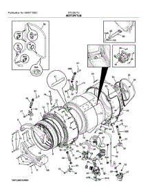 Tubb / Motor parts for Electrolux Washer EFLS627UIW1 from AppliancePartsPros.com