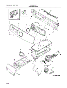 Control parts for Electrolux Washer EFLW427UIW1 from AppliancePartsPros.com