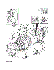 Motor / Tub parts for Electrolux Washer EFLW427UIW2 from AppliancePartsPros.com