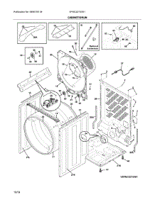 Cabinet / Drum parts for Electrolux Dryer EFMC427UIW1 from AppliancePartsPros.com