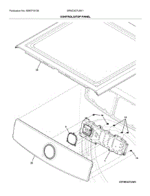 Controls / Top Panel parts for Electrolux Dryer EFMC427UIW1 from AppliancePartsPros.com
