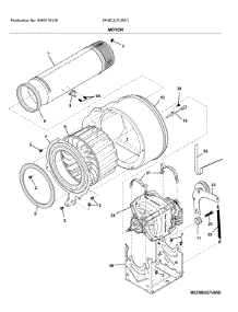 Motor parts for Electrolux Dryer EFMC427UIW1 from AppliancePartsPros.com