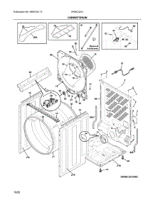 Cabinet / Drum parts for Electrolux Dryer EFMC527UIW2 from AppliancePartsPros.com