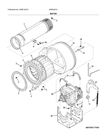 Motor parts for Electrolux Dryer EFMC627UIW2 from AppliancePartsPros.com