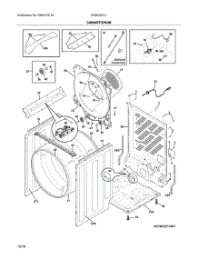 Cabinet / Drum parts for Electrolux Dryer EFMC627UTT1 from AppliancePartsPros.com