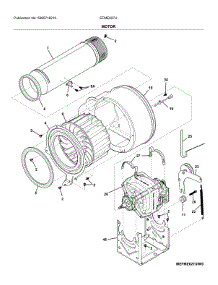 Motor parts for Electrolux Dryer EFME627UIW1 from AppliancePartsPros.com