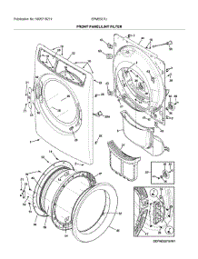 Front Panel / Lint Filter parts for Electrolux Dryer EFME627UTT1 from AppliancePartsPros.com
