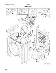Cabinet / Drum parts for Electrolux Dryer EFME627UTT2 from AppliancePartsPros.com
