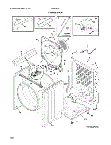 Cabinet / Drum parts for Electrolux Dryer EFMG527UIW1 from AppliancePartsPros.com