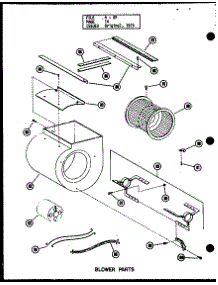 Blower Parts (Efl-20105-1A / P96224-9F) (Efl-20122-1A / P96224-11F) parts for Amana Furnace EFS-0936-1A/P96220-10F from AppliancePartsPros.com