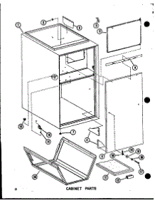 Cabinet Parts (Efs-0919-1A / P96220-27F) (Efs-0929-1A / P96220-28F) (Efs-0936-1A / P96220-29F) (Efs-1436-1A / P96220-23F) (Efs-1453-1A / P96220-24F) (Efs-1470-1A / P96220-25F) (Efs-1487-1A / P96220-26F) parts for Amana Furnace EFS-1436-1A/P96220-23F from AppliancePartsPros.com