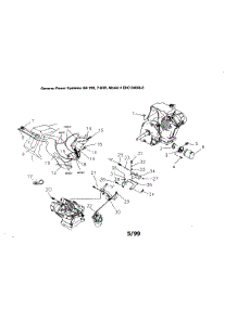 Spark Plug /  Oil Filter parts for Generac Lawn & Garden Engine EHC040480 from AppliancePartsPros.com