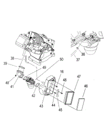 Cabinet Parts parts for Generac Lawn & Garden Engine EHC04276 from AppliancePartsPros.com