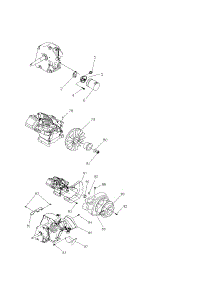 Recoil Starter And Flywheel parts for Generac Lawn & Garden Engine EHF00945 from AppliancePartsPros.com