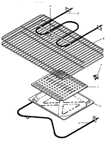 Oven Components parts for Caloric Electric Range EHN3412W/P1142499NW from AppliancePartsPros.com