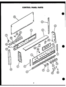 Control Panel Parts (Ehs342-Of) (Ehs344-Of) (Ehs345-Of) (Ehs346-Of) (Ehs360-Of) parts for Caloric Electric Range EHS342-OF from AppliancePartsPros.com