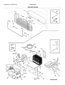 System parts for Electrolux Bottom-Mount Refrigerator EI23BC82SS5 from AppliancePartsPros.com