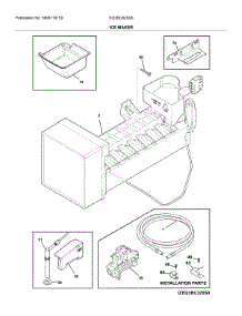 Ice Maker parts for Electrolux Bottom-Mount Refrigerator EI23BC82SS5 from AppliancePartsPros.com