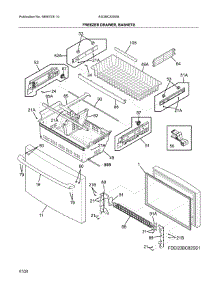 Freezer Door parts for Electrolux Bottom-Mount Refrigerator EI23BC82SS6 from AppliancePartsPros.com