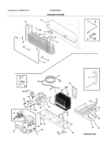 System parts for Electrolux Bottom-Mount Refrigerator EI23BC82SS6 from AppliancePartsPros.com