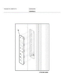 Controls parts for Electrolux Bottom-Mount Refrigerator EI23BC82SS6 from AppliancePartsPros.com