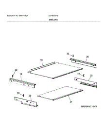 Shelves parts for Electrolux Wine & Beverage Cooler EI24BC15VS from AppliancePartsPros.com