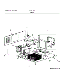System parts for Electrolux Wine & Beverage Cooler EI24BC15VS from AppliancePartsPros.com