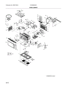 Oven,Cabinet parts for Electrolux Microwave/Hood Combo EI30BM60MSC from AppliancePartsPros.com