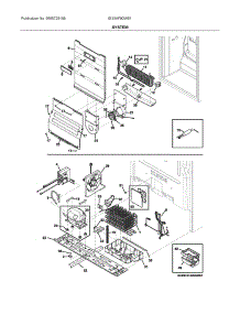 System parts for Electrolux Upright Freezer EI33AF80WS1 from AppliancePartsPros.com