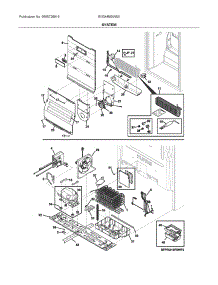 System parts for Electrolux Refrigerator EI33AR80WS0 from AppliancePartsPros.com