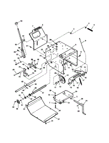 Frame, Traction Drive parts for Snapper Gas Snowblower EI55224 from AppliancePartsPros.com