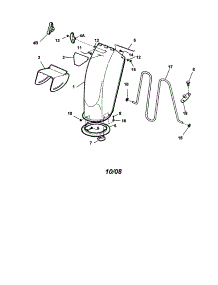 Discharge Chute parts for Snapper Gas Snowblower EI7244 from AppliancePartsPros.com
