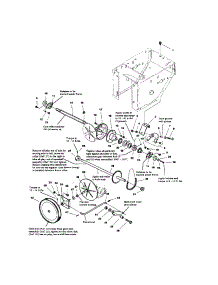 Traction Drive parts for Snapper Gas Snowblower EI85245 from AppliancePartsPros.com