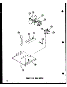 Condenser Fan Motor parts for Amana Water & Ice System EIM5-H-P60119-2W from AppliancePartsPros.com